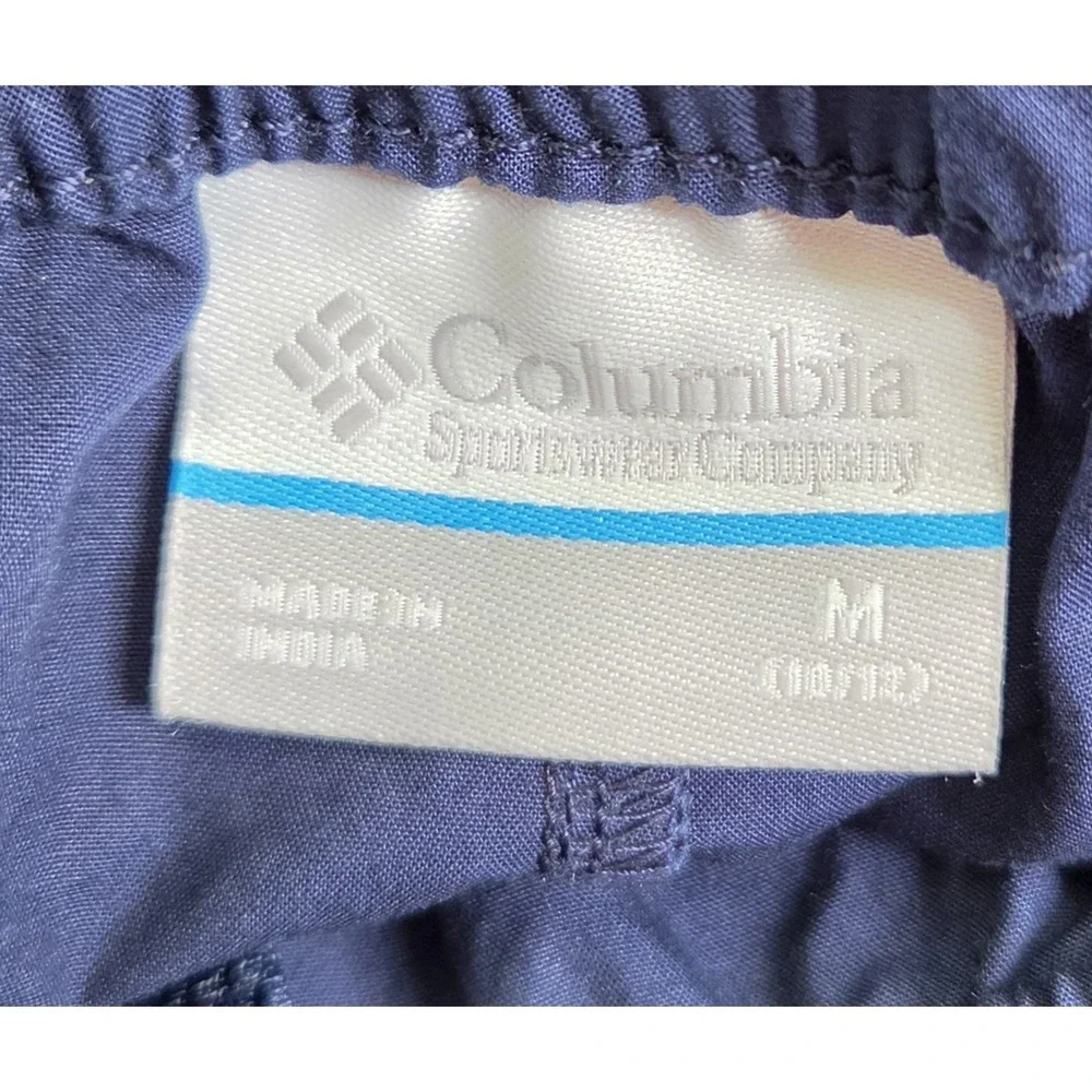 *NEW w/Tags Columbia Youth Washed Out Size Medium 10/12 Navy Shorts 100% Cotton